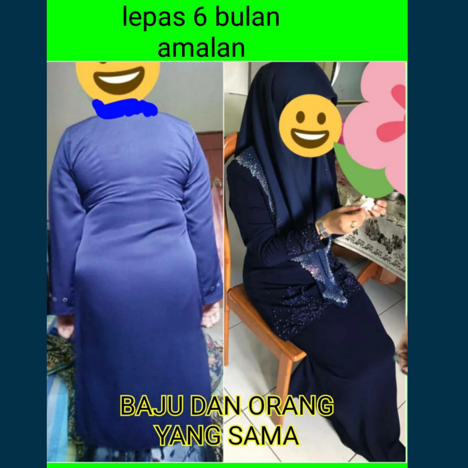 Perkongsian transformasi pelajar 5, wajah ditutup atau dikaburkan