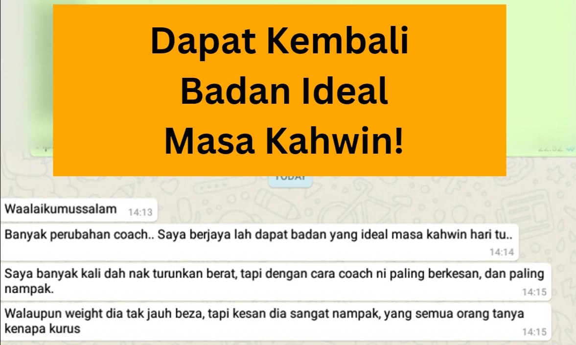 Screenshot perkongsian pelajar 17 daripada bimbingan Coach Akmal terdahulu